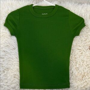 BDG Short Sleeve Crew Neck Tee in Kelly Green